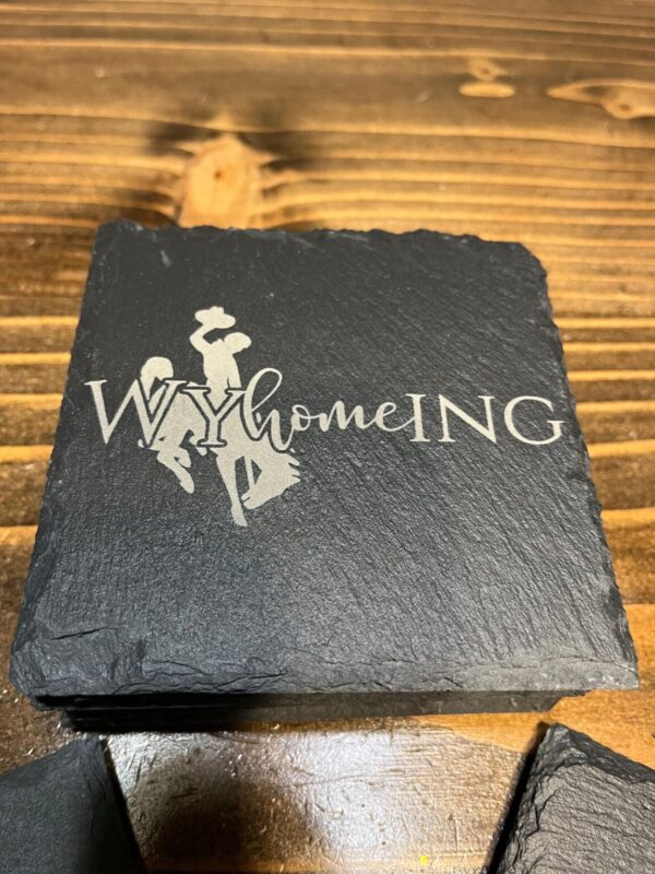 Shop Wyoming Square Wyhomeing Coaster Set