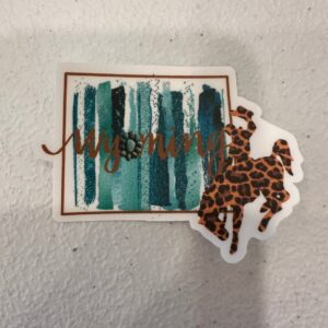 Shop Wyoming Exclusive Wyoming Orignal Design 3″ Sticker