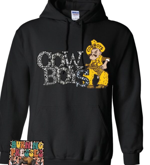 Shop Wyoming Rhinestone Cowboys with Pistol Pete Hoodie