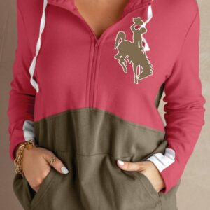 Shop Wyoming Wyoming Brown and Pink Pull over