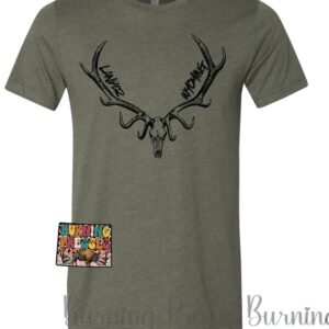 Shop Wyoming Lander Wyoming Elk Skull T-shirt or Hoodie