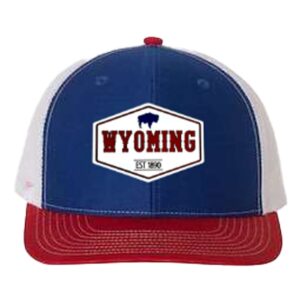 Shop Wyoming Wyoming Established 1890 Acrylic Trucker Hat