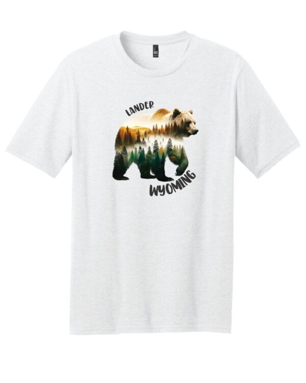 Shop Wyoming Lander Wy, Water Color Bear T-Shirt