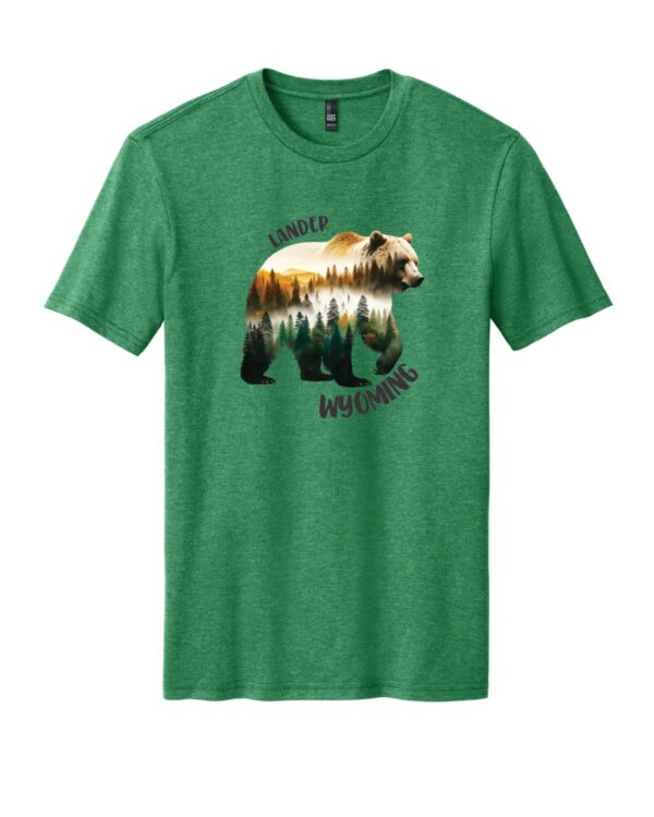 Shop Wyoming Lander Wy, Water Color Bear T-Shirt