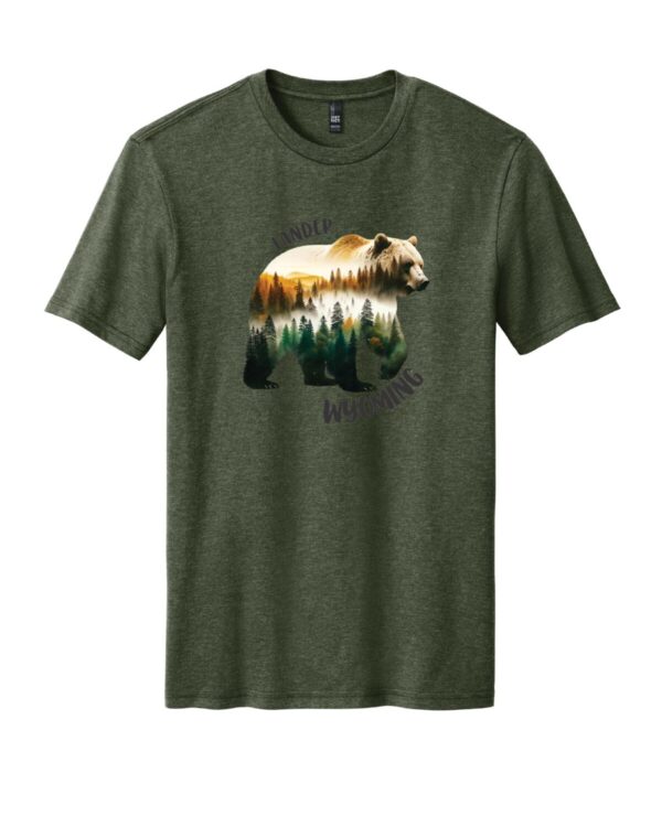 Shop Wyoming Lander Wy, Water Color Bear T-Shirt