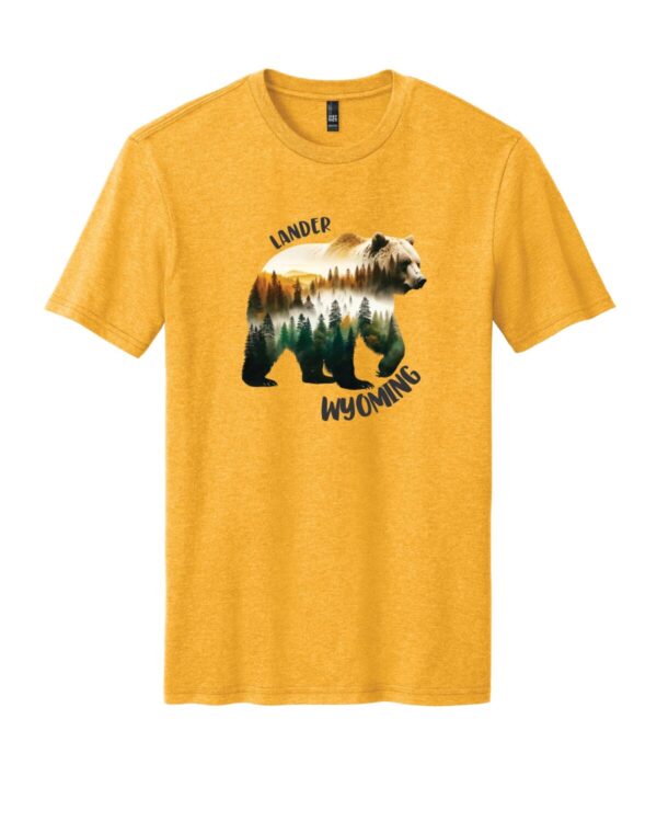 Shop Wyoming Lander Wy, Water Color Bear T-Shirt