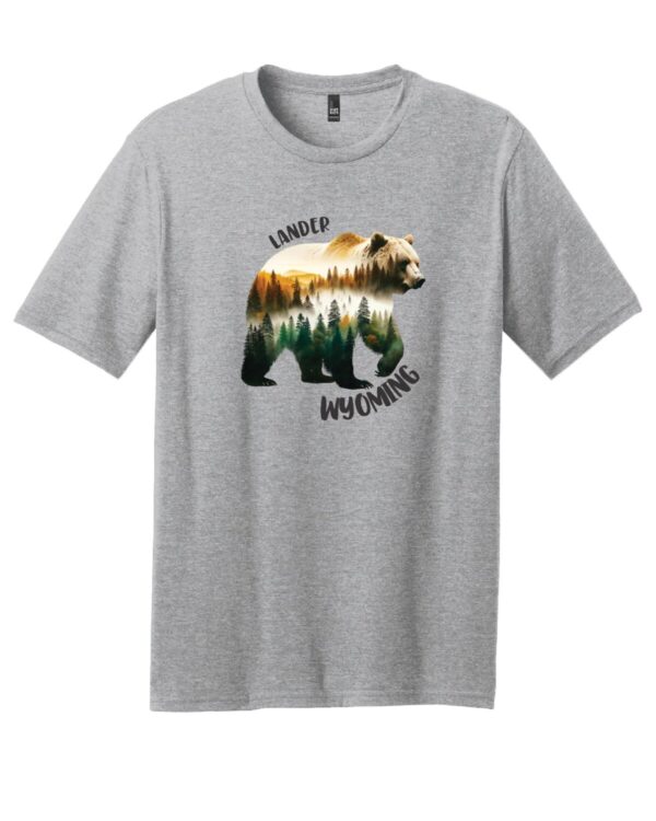 Shop Wyoming Lander Wy, Water Color Bear T-Shirt