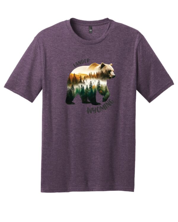 Shop Wyoming Lander Wy, Water Color Bear T-Shirt