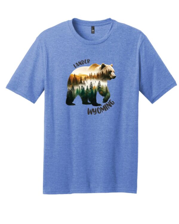 Shop Wyoming Lander Wy, Water Color Bear T-Shirt