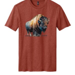 Shop Wyoming Lander Wy Buffalo T-Shirt