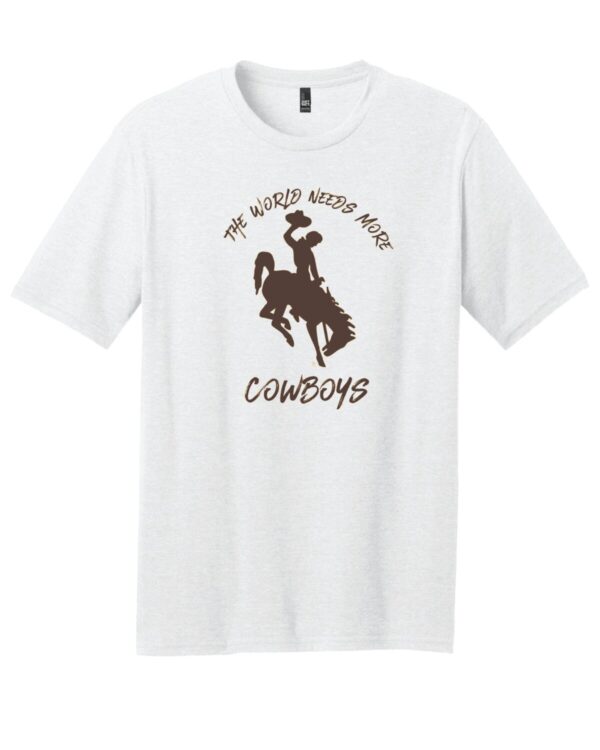 Shop Wyoming The World Needs More Cowboys T-Shirt