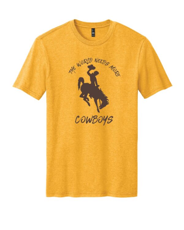 Shop Wyoming The World Needs More Cowboys T-Shirt