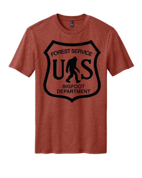 Shop Wyoming Forest Service Bigfoot Department T-Shirt