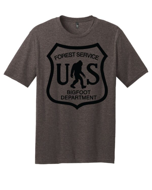 Shop Wyoming Forest Service Bigfoot Department T-Shirt