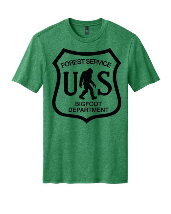 Shop Wyoming Forest Service Bigfoot Department T-Shirt