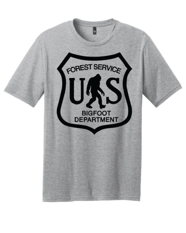 Shop Wyoming Forest Service Bigfoot Department T-Shirt