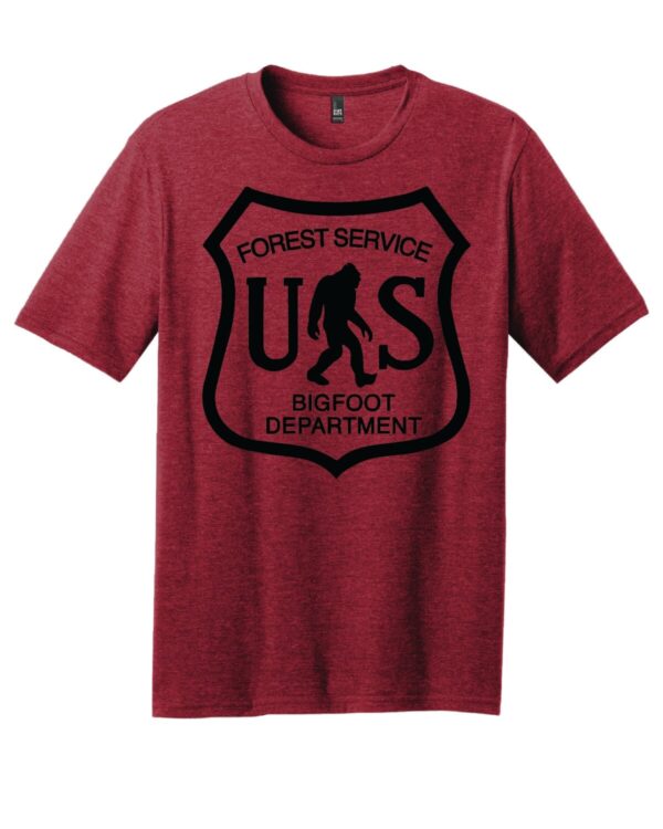 Shop Wyoming Forest Service Bigfoot Department T-Shirt