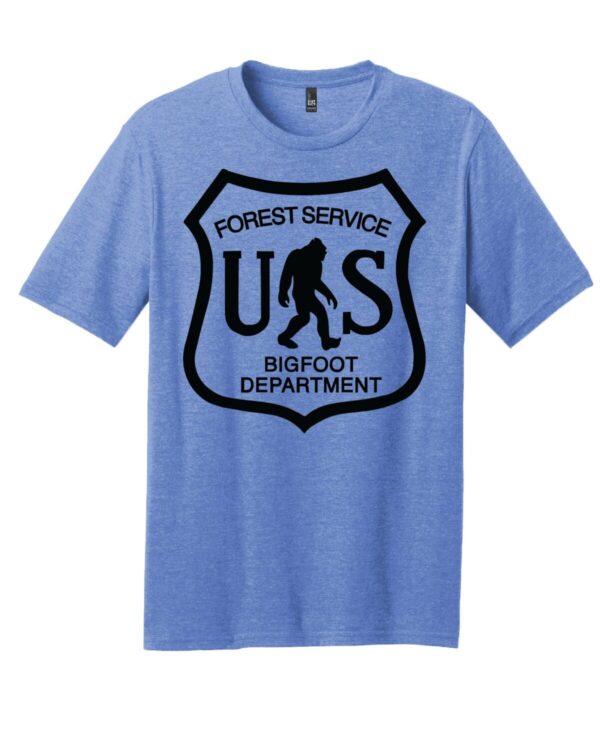 Shop Wyoming Forest Service Bigfoot Department T-Shirt