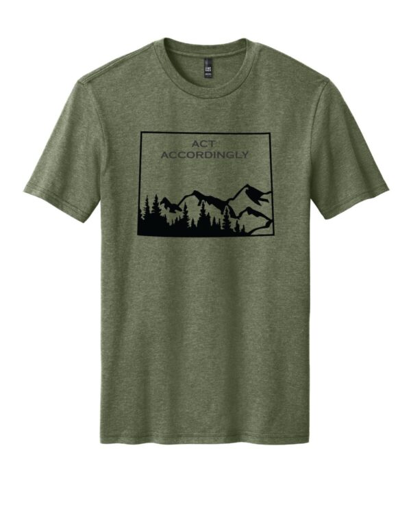 Shop Wyoming Act Accordingly T-Shirt