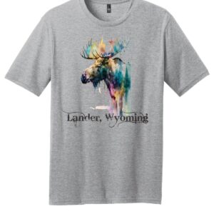 Shop Wyoming Lander WY Moose T-Shirt