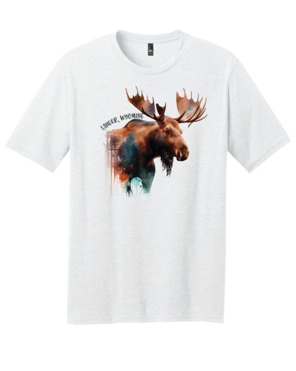 Shop Wyoming Lander Wyoming Watercolor Moose T-Shirt