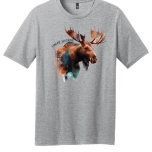 Shop Wyoming Lander Wyoming Watercolor Moose T-Shirt