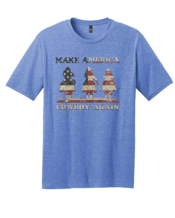 Shop Wyoming Make America Cowboy Again T-Shirt