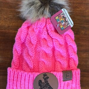 Shop Wyoming Wyoming Pink Beanie