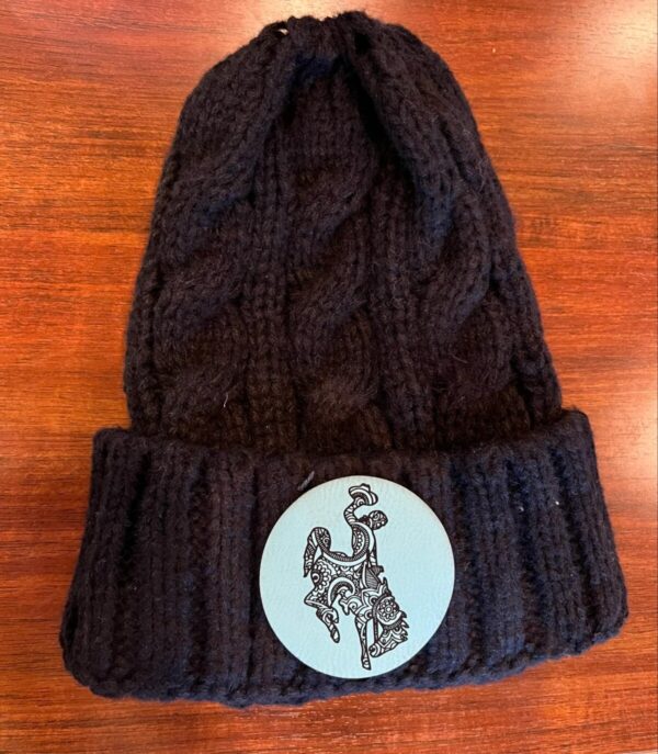 Shop Wyoming Wyoming Black Beanie