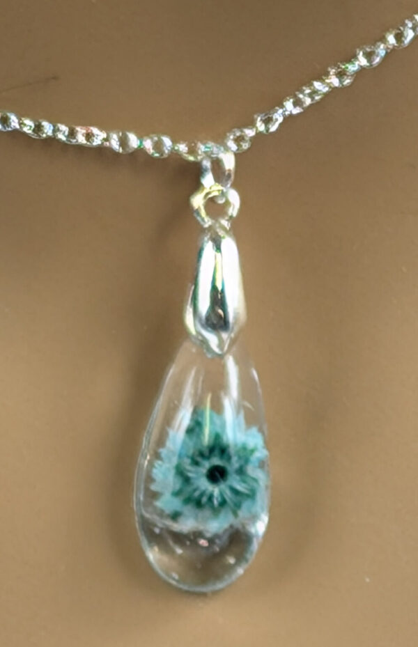 Shop Wyoming Blue Flower Drop Necklace