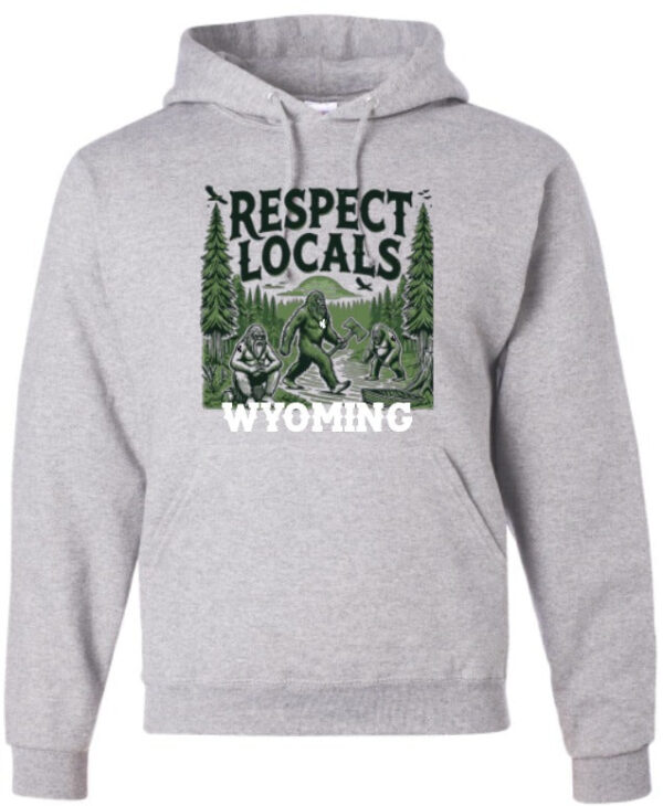 Shop Wyoming Respect Locals Hoodie