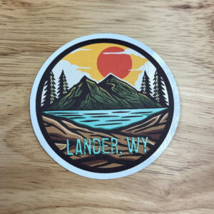 Shop Wyoming Lander Wy 3″ Sticker