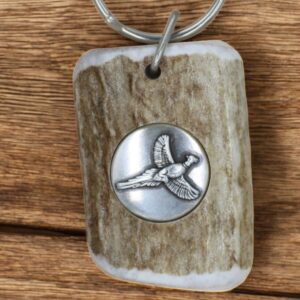 Shop Wyoming Pheasant- Antler Keychain