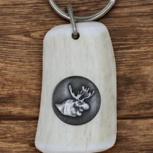 Shop Wyoming Moose, Antler Keychain