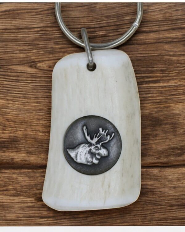 Shop Wyoming Moose, Antler Keychain