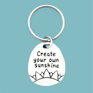 Shop Wyoming Create Sunshine Quote Keychain (Boxed)