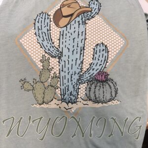 Shop Wyoming Wyoming Cactus T-shirt